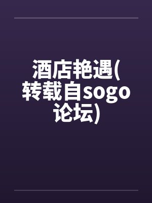 酒店艳遇(转载自sogo论坛)封面