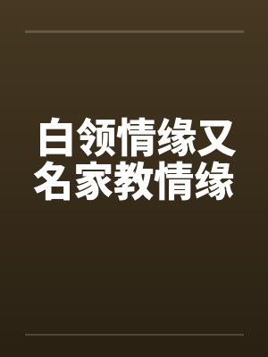 白领情缘docx封面