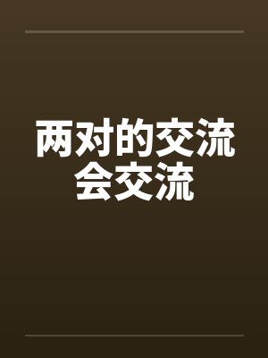 两对的交流会交流封面