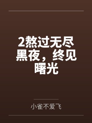 2熬过无尽黑夜，终见曙光封面